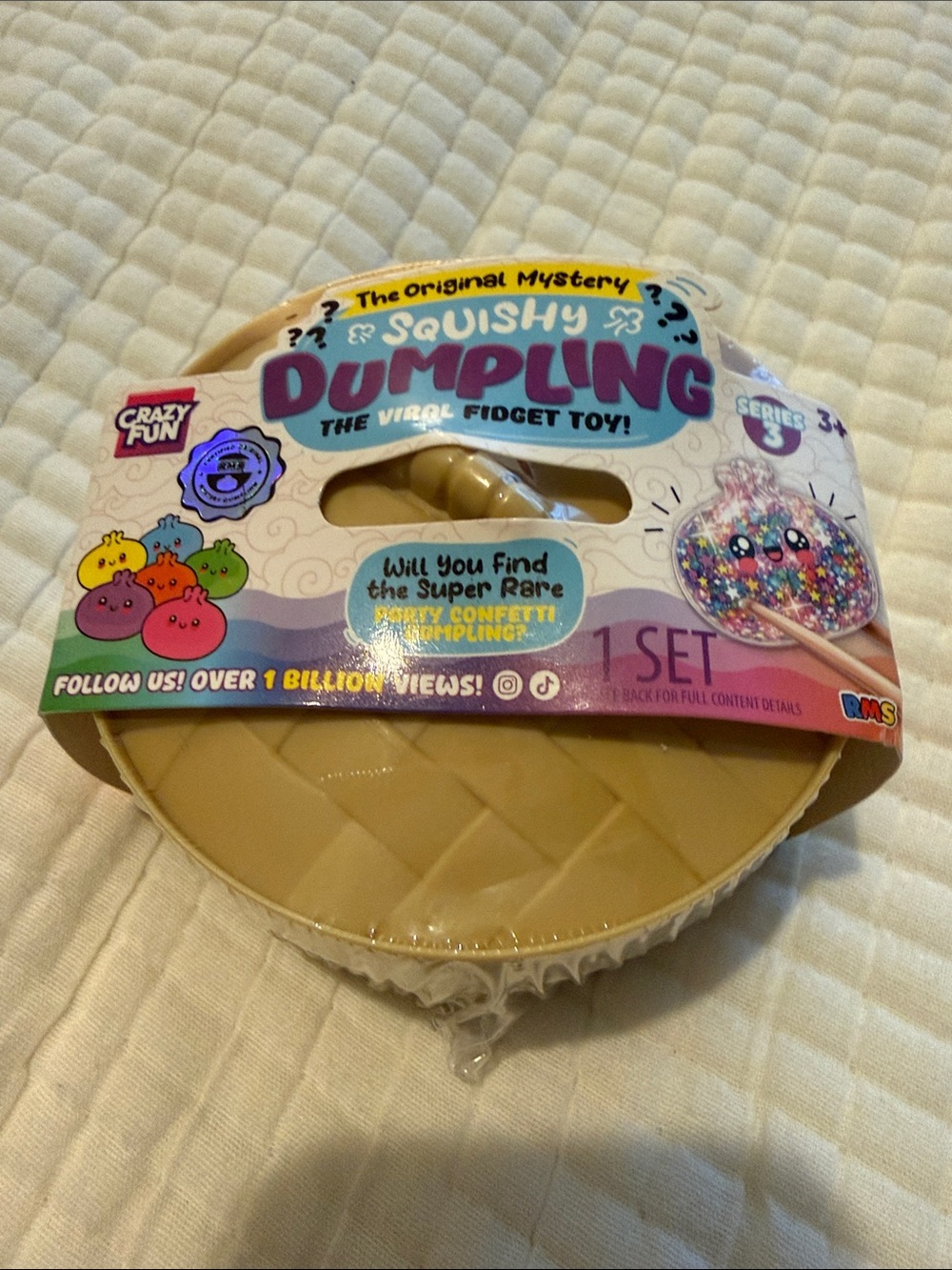 Squishy Dumpling Viral Fidget Toy - Tan ()